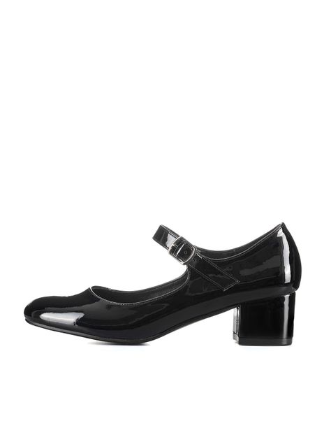 Zapatos Mary Jane Con Taco Charol Cómodo Mujer Weide GHE31-1