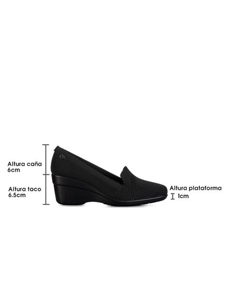 Zapatos Negro Casual Mujer Weide GH116-4