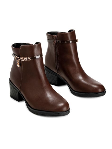 Botin Marron Casual Mujer Weide GH111-5