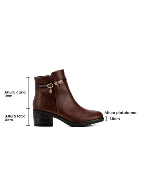 Botin Marron Casual Mujer Weide GH111-6