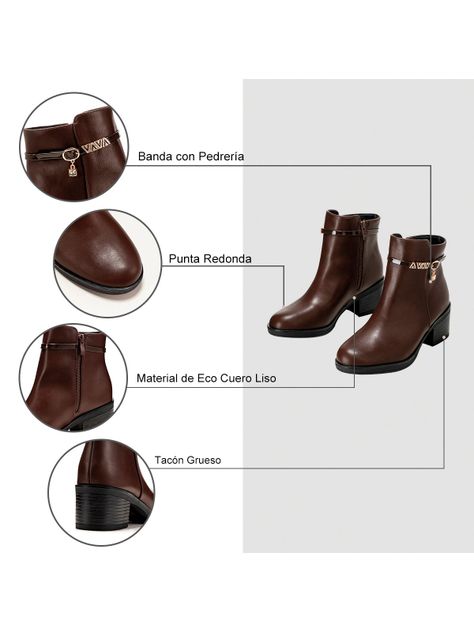Botin Marron Casual Mujer Weide GH111-7
