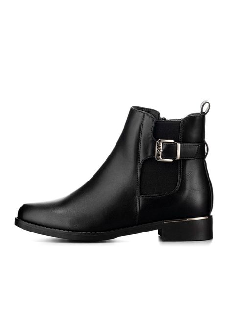 Botin Negro Casual Mujer Weide ZS51-2