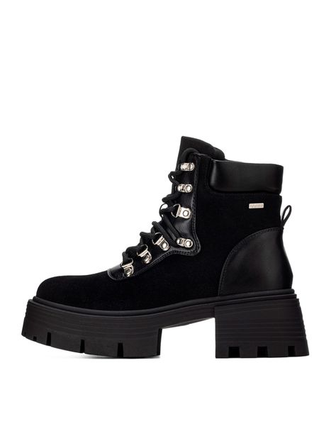 Botin Negro Casual Mujer Weide DH73-2