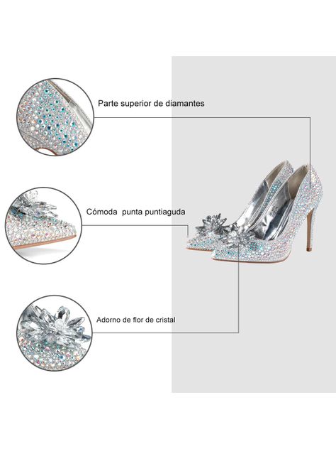 Zapatos Taco Alto Plateado Fiesta YJ30 Weide-6