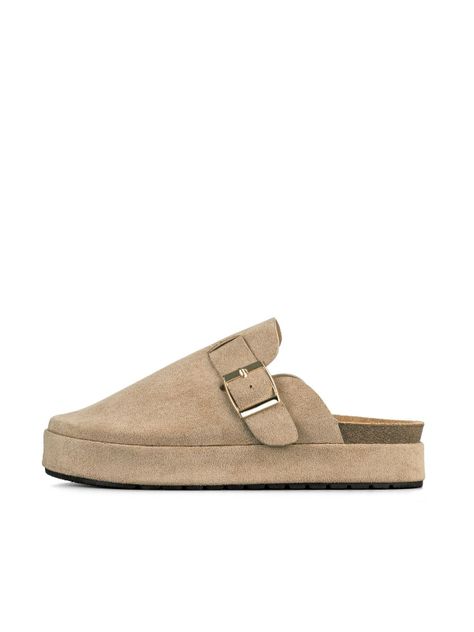 Zueco Vintage Confort Con Hebilla Mujer Weide QIU359-1