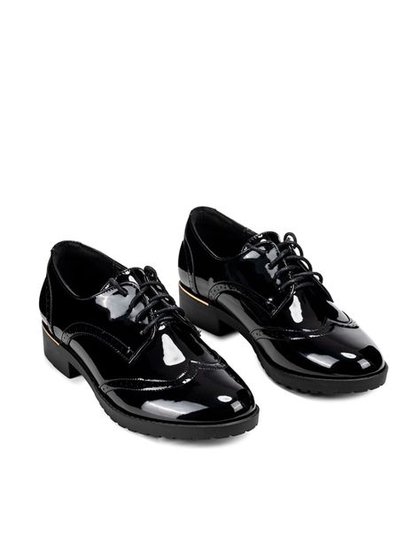 Mocasin Negro Formal Mujer Weide JN50-3