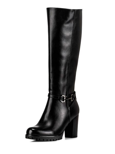 Bota Negro Casual Mujer Weide QBM01-0