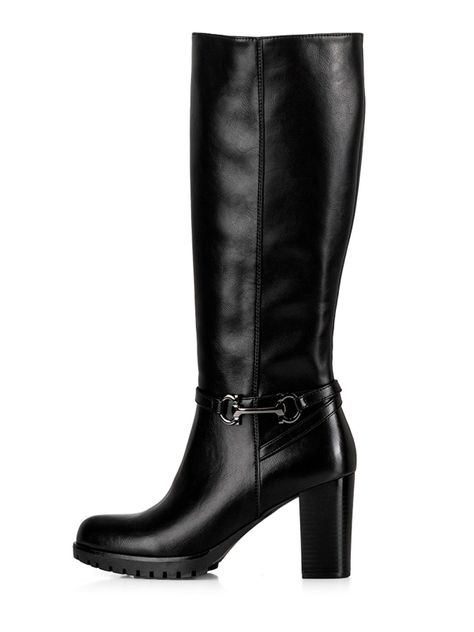 Bota Negro Casual Mujer Weide QBM01-4
