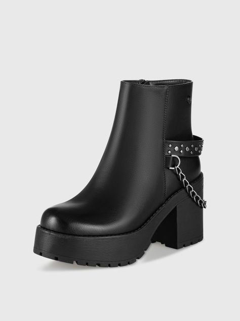 Botin Mujer Cayetana Negro Weide-0