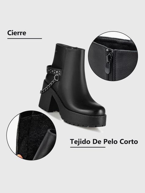 Botin Mujer Cayetana Negro Weide-6