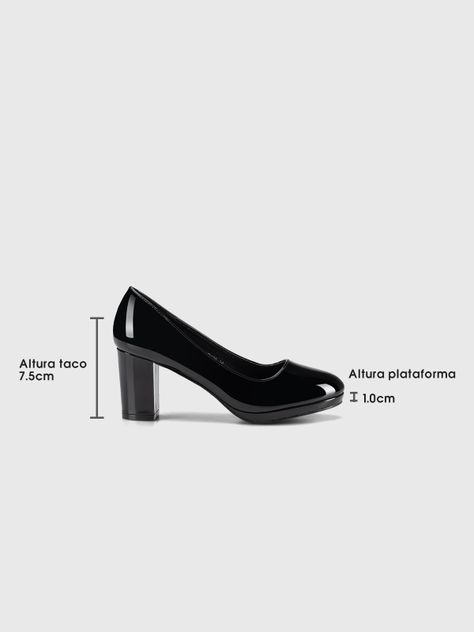 Zapato Mujer Gloria Negro Weide-4