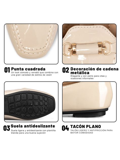 Mocasin Casual Mujer Vintage Charol Plano Weide YOU509-5