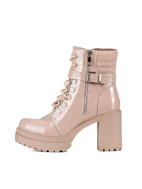 Botin Beige Casual Mujer Weide CZY577-2