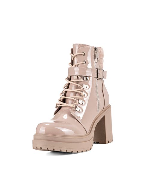 Botin Beige Casual Mujer Weide CZY577-0
