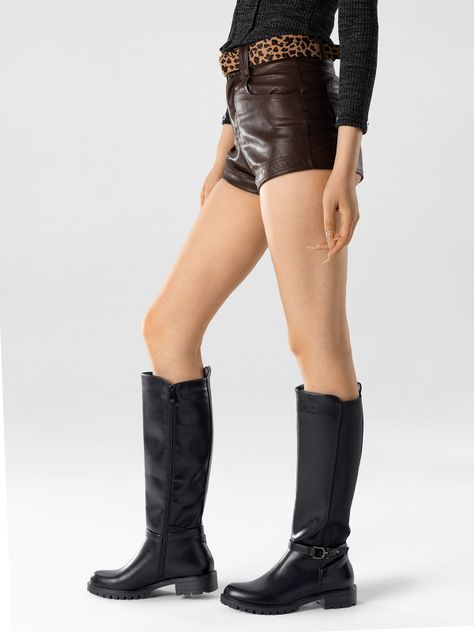 Bota Casual Mujer Vintage Moda Eco Cuero Comodo Weide QBM13-2