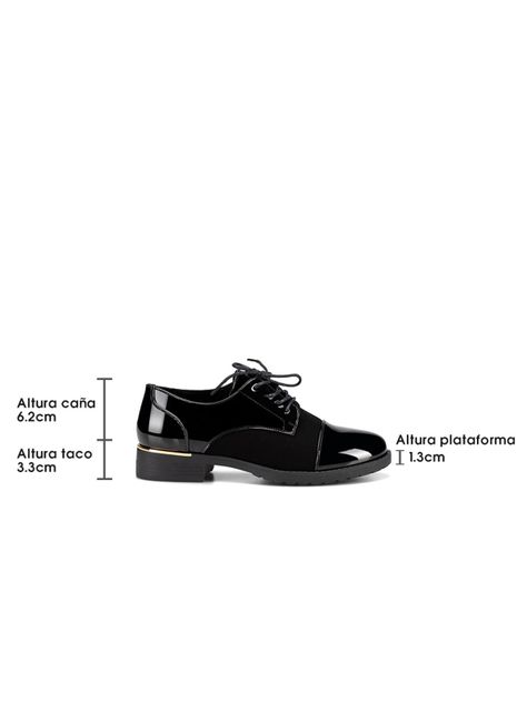 Zapato Taco Negro Casual DH50 Weide-5