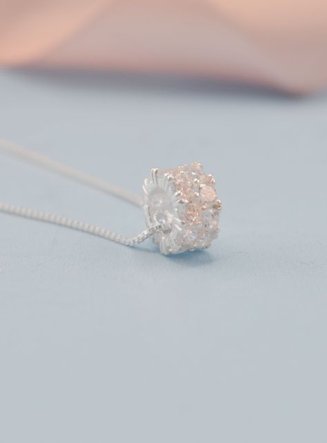Collar rueda de circones en plata 925-1