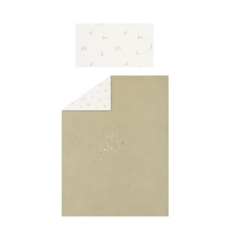 FUNDA NORDICA + FUNDA ALMOHOADA 120X150  BUNNY VERDE MUSG-0