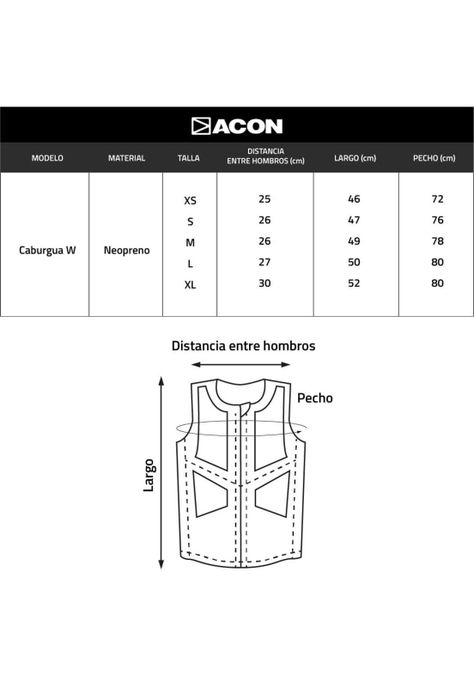 (Juvenil / Niño) Chaleco Salvavidas Neopreno Caburgua W Azul-6