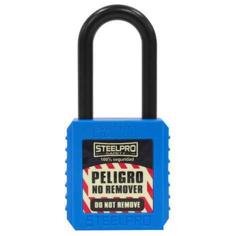 Candado Steelpro Dielectrico Azul-0