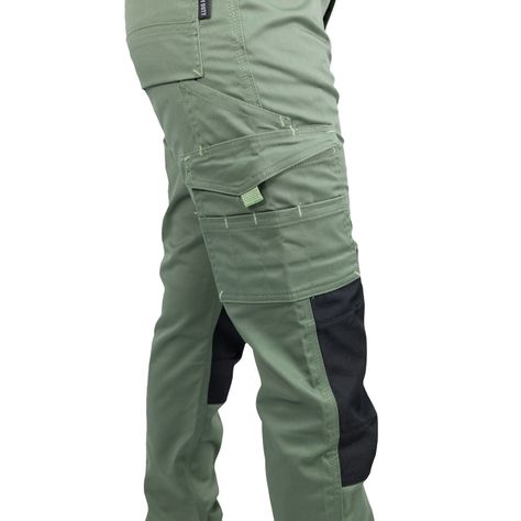 Pantalón Cargo HW Dakota Spandex Mujer Verde Oliva-6