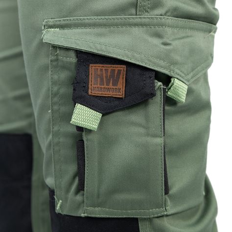 Pantalón Cargo HW Dakota Spandex Mujer Verde Oliva-7
