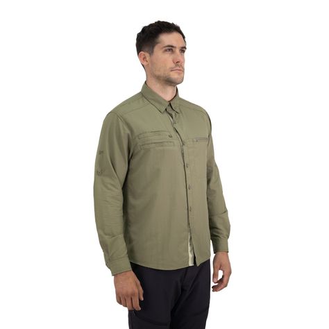 Camisa Hw Hombre Arizona Verde Oliva-1