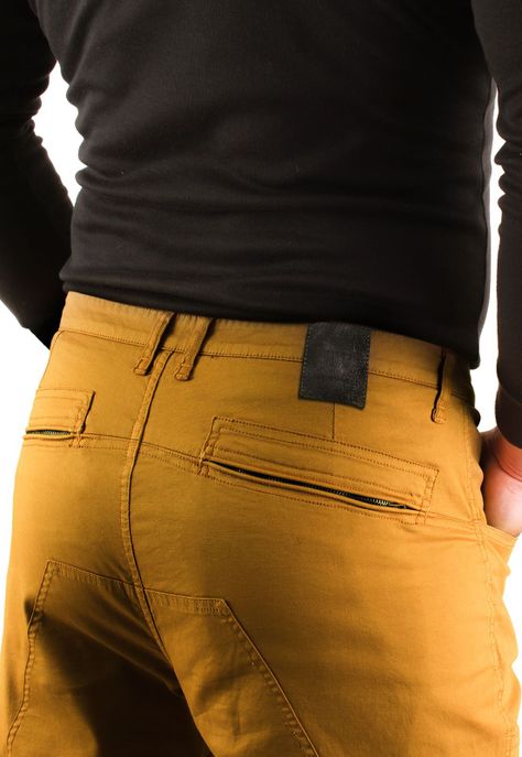 Pantalón HW Rangi Hombre Mustard-1