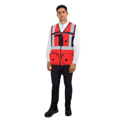 Chaleco Geologo Alaska xpert Hombre Rojo-0
