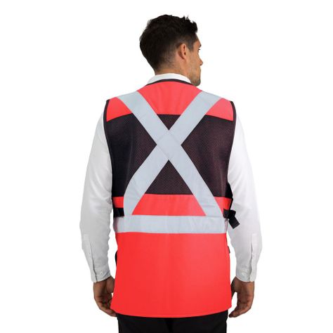 Chaleco Geologo Alaska xpert Hombre Rojo-2