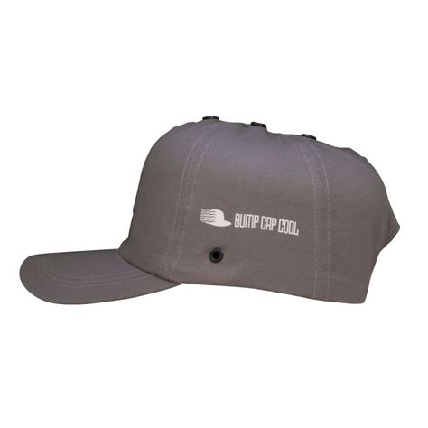 Jockey De Seguridad Isp Bump Cap Cool Gris Vicera Larga-0