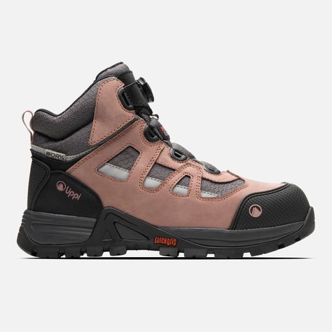 ZAPATO SEGURIDAD LIPPI PRO WORK MUJER VENTUS PRO PALO ROSA-0