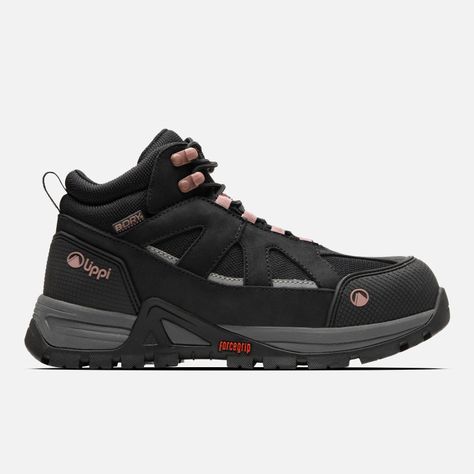 ZAPATO SEGURIDAD LIPPI PRO WORK MUJER VENTUS MID PALO ROSA-0