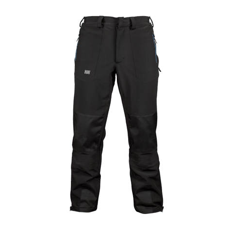Pantalón HW Softshell Wolverine Antiácido Negro/Azul-0