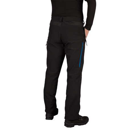 Pantalón HW Softshell Wolverine Antiácido Negro/Azul-2