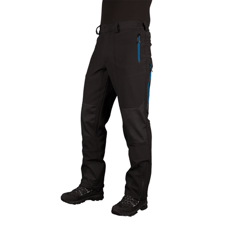 Pantalón HW Softshell Wolverine Antiácido Negro/Azul-3