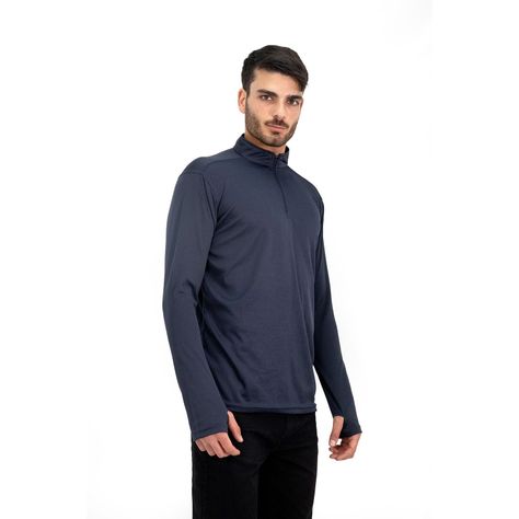Polera Quebec Half-Zip Iron Hombre-0