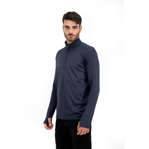 Polera Quebec Half-Zip Iron Hombre-1