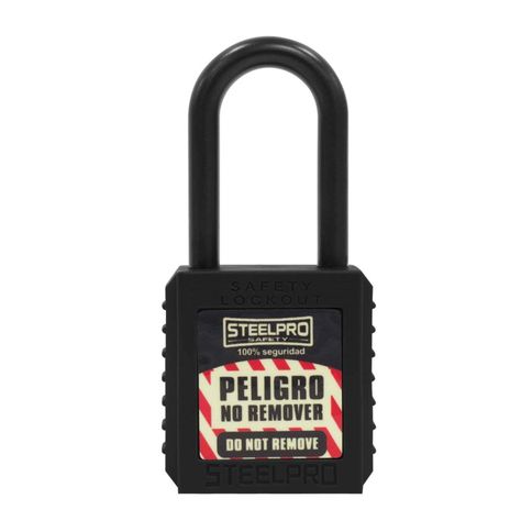Candado Steelpro Dielectrico Negro-0