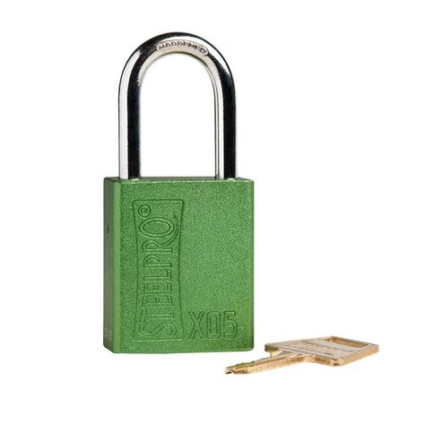 Candado Lock Out Steel-Pro X05 Verde-0