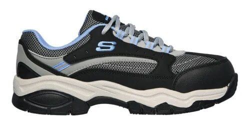 Calzado De Seguridad Skechers Biscoe Celeste-0