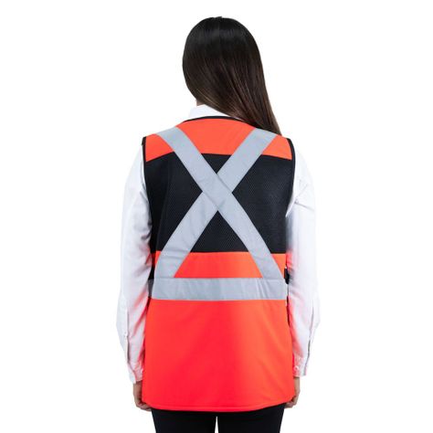 Chaleco Geologo Alaska xpert Mujer Rojo-3