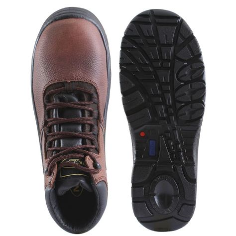 ZAPATO SEGURIDAD NAZCA BOTIN THOR CAFÉ PU NU 200-3
