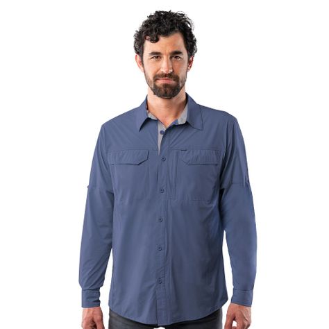 Camisa Hw Antakari Spandex Azul-0