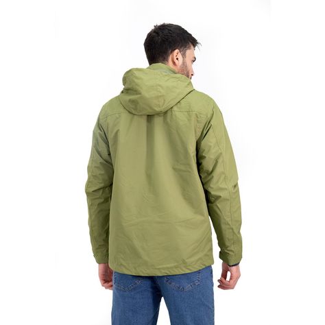 Parka Desmontable Quebec Ottawa 3 en 1 Verde Oliva-2