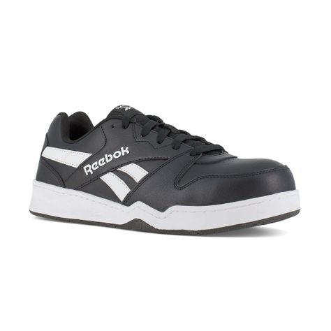 Zapatilla de Seguridad Reebok Clasica Caña Baja Negro Hombre-1