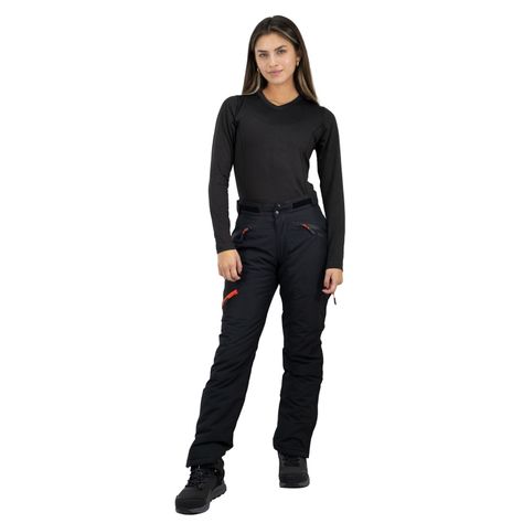 Pantalón Térmico HW Iron Negro Mujer-4