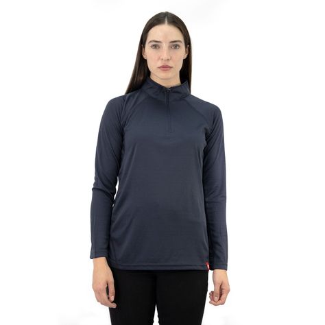 Polera Quebec Half-Zip Mujer Iron-0
