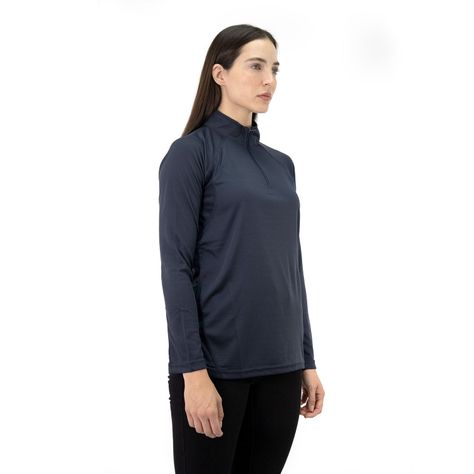 Polera Quebec Half-Zip Mujer Iron-1