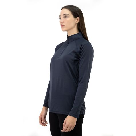Polera Quebec Half-Zip Mujer Iron-2